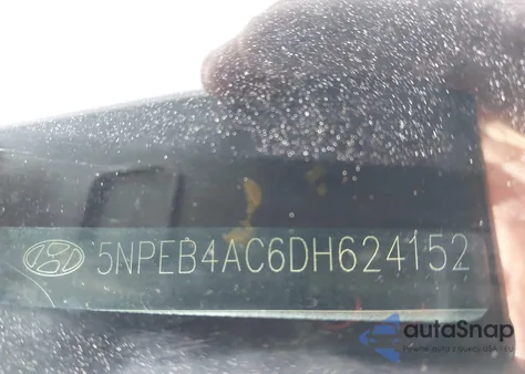 2013 Hyundai Sonata Gls z USA, uszkodzony, nr VIN 5NPEB4AC6DH624152